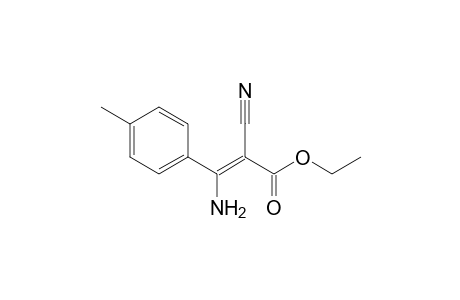 (Z)-3-amino-2-cyano-3-(4-methylphenyl)-2-propenoic acid ethyl ester