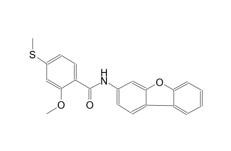 N-Dibenzofuran-3-yl-2-methoxy-4-methylsulfanyl-benzamide