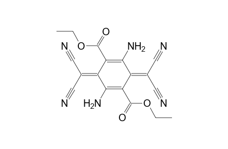 1,4-Cyclohexadiene-1,4-dicarboxylic acid, 2,5-diamino-3,6-bis(dicyanomethylene)-, diethyl ester