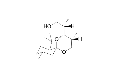 5,3'-Dimethyl-6-(3-hydroxyprop-2-yl)-6'-isopropylspiro[dioxalane-2,1'-cyclohexane]