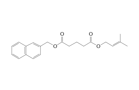 Glutaric acid, 3-methylbut-2-en-1-yl (2-naphthyl)methyl ester