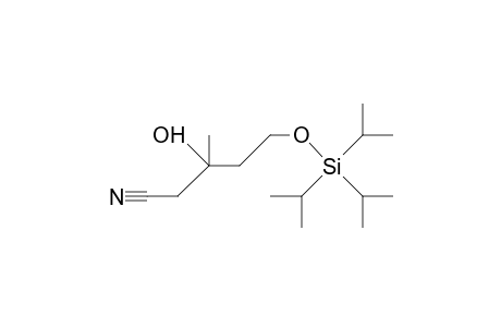 (S)-2-Methyl-1-cyano-2-hydroxy-4-triisopropylsilyloxy-butane
