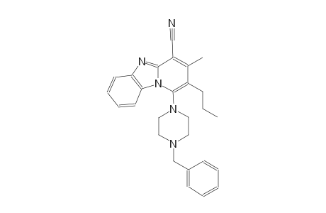 1-(4-benzyl-1-piperazinyl)-3-methyl-2-propylpyrido[1,2-a]benzimidazole-4-carbonitrile