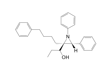 (E)-2-(1-Hydroxypropyl)-1,3-diphenyl-2-(4-phenylbutyl)aziridine