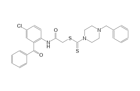 2-(2-benzoyl-4-chloroanilino)-2-oxoethyl 4-benzyl-1-piperazinecarbodithioate