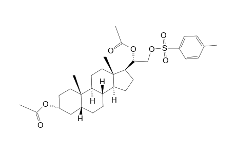5β-pregnane-3α,20β,21-triol, 3,20-diacetate, 21-(p-toluenesulfonate)