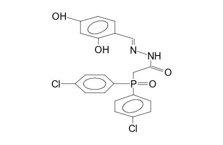 2,4-DIHYDROXYBENZAL, DI(4-CHLOROPHENYL)PHOSPHORYLACETYLHYDRAZONE(ISOMER MIXTURE)