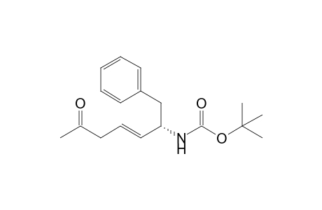 N-[(2E),(1S)-5-Oxo-1-benzylhex-2-enyl](tert-butoxy)carboxamide