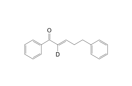 (E)-2-deuterio-1,5-diphenyl-2-penten-1-one