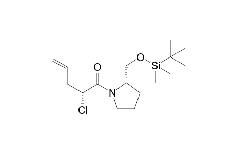 (R)-2-Chloropent-4-enoic Acid [(2S)-tert-Butyldimethylsilyloxymethylpyrrolidinyl]amide