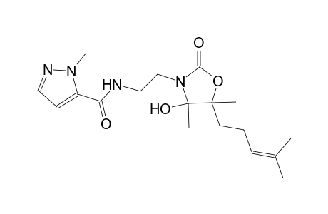 2-Methyl-2H-pyrazole-3-carboxylic acid [2-[4-hydroxy-4,5-dimethyl-5-(4-methyl-pent-3-enyl)-2-oxo-oxazolidin-3-yl]-ethyl]-amide