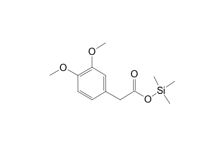 Benzeneacetic acid, 3,4-dimethoxy-, trimethylsilyl ester