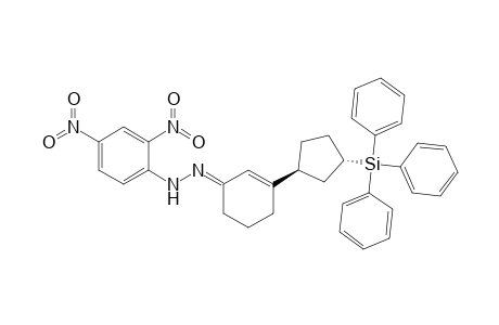 3-(3-Triphenylsilylcyclopentyl)-2-cyclohexen-1-one-(2,4-dinitrophenylhydrazone)