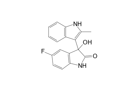 5-Fluoro-3-hydroxy-3-(2-methyl-1H-indol-3-yl)indolin-2-one