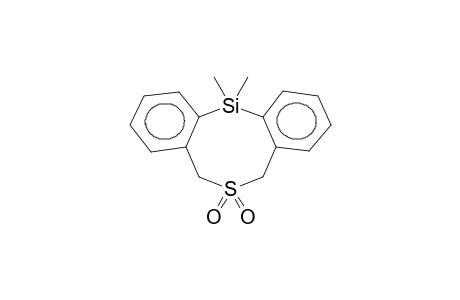 1,1-DIMETHYL-5,5-DIOXO-2,3;7,8-DIBENZO-5-THIASILACINE