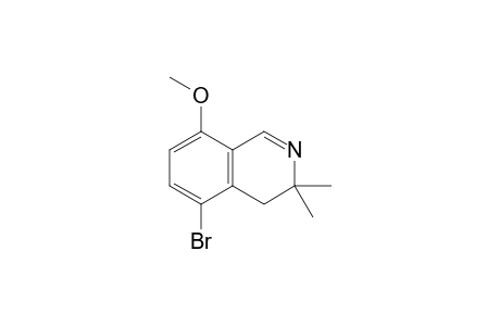5-Bromo-8-methoxy-3,3-dimethyl-3,4-dihydroisoquinoline