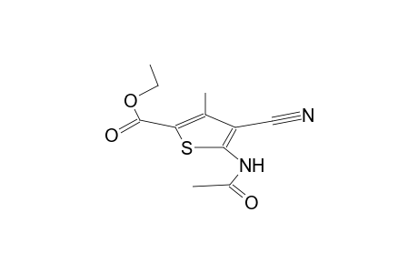 Ethyl 5-(acetylamino)-4-cyano-3-methyl-2-thiophenecarboxylate