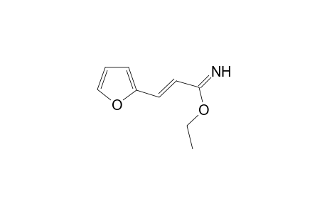 Ethyl (2E)-3-(2-furyl)-2-propenimidoate