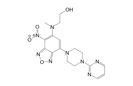 2-(methyl{4-nitro-7-[4-(2-pyrimidinyl)-1-piperazinyl]-2,1,3-benzoxadiazol-5-yl}amino)ethanol