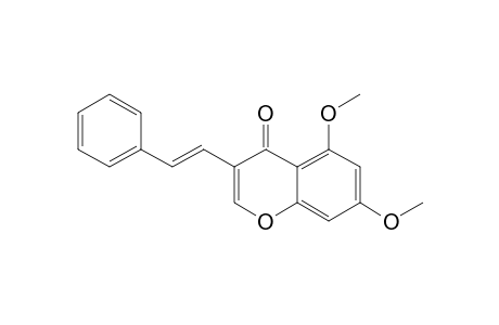 (E)-5,7-Dimethoxy-3-styrylchromone
