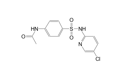 N-(4-{[(5-chloro-2-pyridinyl)amino]sulfonyl}phenyl)acetamide