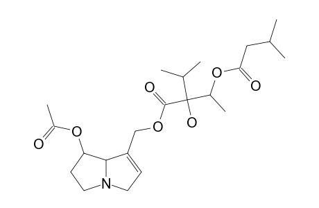 7-ACETYL-9-(3'-ISOVALERYL)VIRIDIFLORYL-RETRONECINE