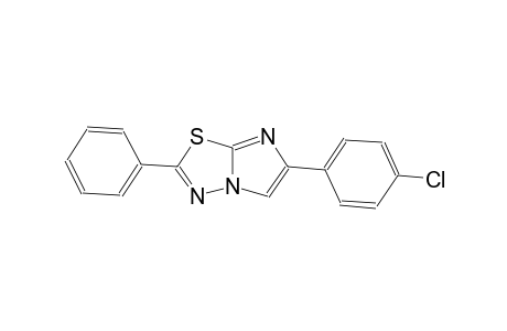 Imidazo[2,1-b]-1,3,4-thiadiazole, 6-(4-chlorophenyl)-2-phenyl-