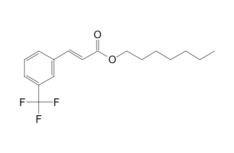 Trans-3-(trifluoromethyl)cinnamic acid, heptyl ester