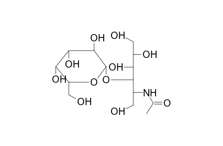 3-O-(BETA-D-GALACTOPYRANOSYL)-2-ACETAMIDO-2-DEOXY-D-GALACTITOL