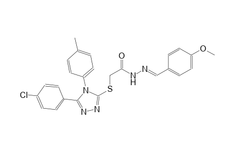 acetic acid, [[5-(4-chlorophenyl)-4-(4-methylphenyl)-4H-1,2,4-triazol-3-yl]thio]-, 2-[(E)-(4-methoxyphenyl)methylidene]hydrazide