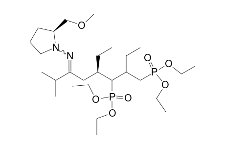 1-[4'-(Diethoxyphosphoryl)-5'-{(diethoxyphosphoryl)methyl}-3'-ethyl-1'-(isopropylheptylidene)amino]-2-(methoxymethyl)pyrrolidine