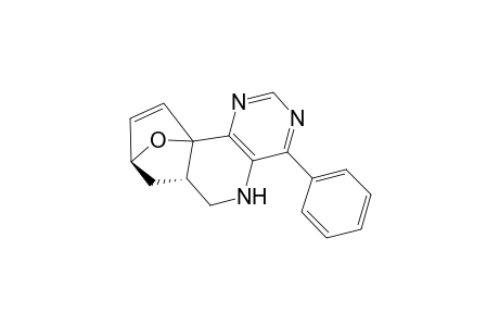 (+-)-(6aS,8S)-5,6,6a,7,8,10a-Hexahydro-4-phenyl-8,10a-epoxypyrimido[5,4-c]isoquinoline