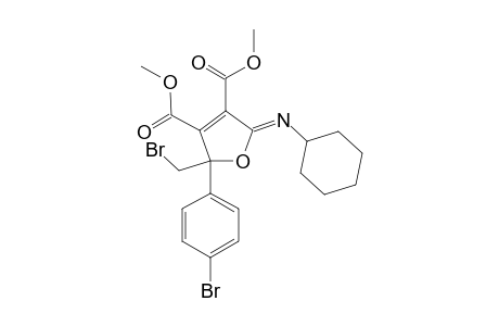 (5Z)-DIMETHYL-2-(BROMOMETHYL)-2-(4-BROMOPHENYL)-5-(CYCLOHEXYLIMINO)-2,5-DIHYDROFURAN-3,4-DICARBOXYLATE