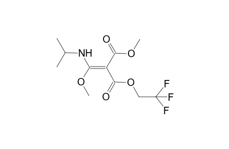 (2Z)-2-[(isopropylamino)-methoxy-methylene]malonic acid O1-methyl ester O3-(2,2,2-trifluoroethyl) ester