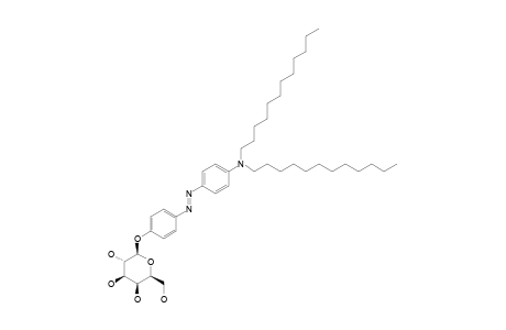 4-(4'-N,N-DIDODECYLAMINOPHENYLAZO)-PHENYL-BETA-D-GALACTOPYRANOSIDE
