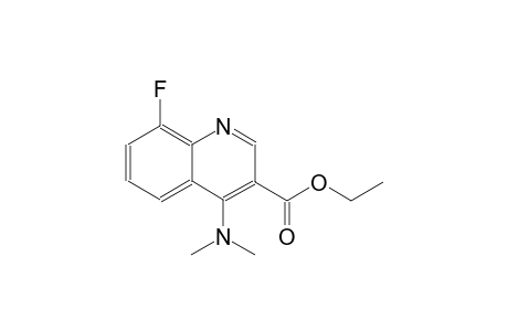 3-quinolinecarboxylic acid, 4-(dimethylamino)-8-fluoro-, ethyl ester