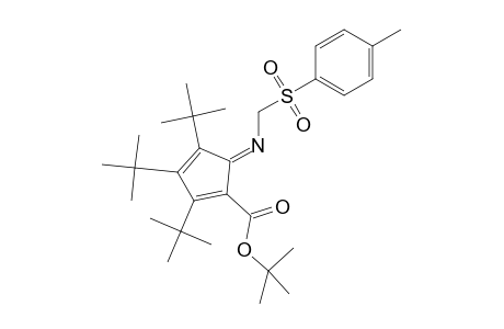 3,4,5-tri-tert-butyl-1-[(p-tosylmethyl)imino]-2,4-cyclopentadien-2-carbonsaure-tert-butylester