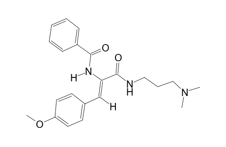 benzamide, N-[(Z)-1-[[[3-(dimethylamino)propyl]amino]carbonyl]-2-(4-methoxyphenyl)ethenyl]-