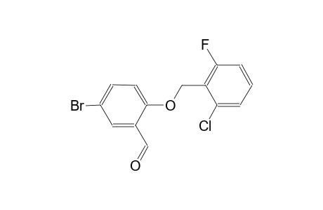 5-bromo-2-[(2-chloro-6-fluorobenzyl)oxy]benzaldehyde