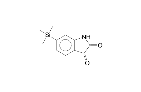 1H-Indole-2,3-dione, 6-trimethylsilyl-