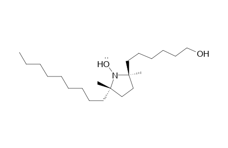 cis-(.+-.)-2-(6-Hydroxyhexyl)-2,5-dimethyl-5-nonyl-1-pyrrolidinyloxy