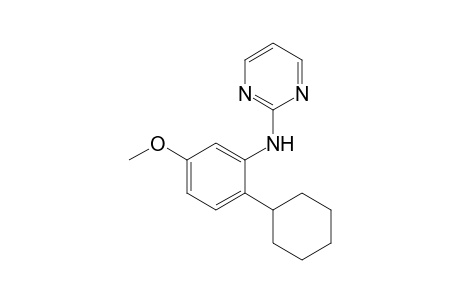 N-(2-Cyclohexyl-5-methoxyphenyl)pyrimidin-2-amine