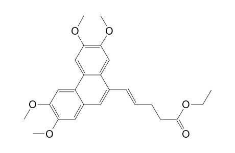 4-Pentenoic acid, 5-(2,3,6,7-tetramethoxy-9-phenanthrenyl)-, ethyl ester