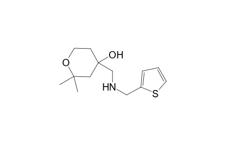 2,2-Dimethyl-4-[(2-thenylamino)methyl]tetrahydropyran-4-ol