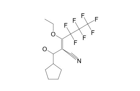(E)-1-[2-(3-ETHOXY-4,4,5,5,6,6,6-HEPTAFLUORO-2-HEXENENITRILYL)]-CYCLOHEXANOL