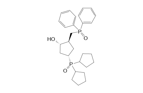 c-4-(Dicyclopentylphosphinoyl)-t-2-[(2-diphenylphosphinoyl)methyl]-r-1-cyclopentanol