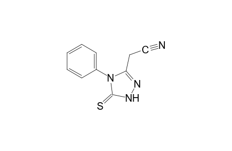 4-phenyl-5-thioxo-delta square-1,2,4-triazoline-3-acetonitrile