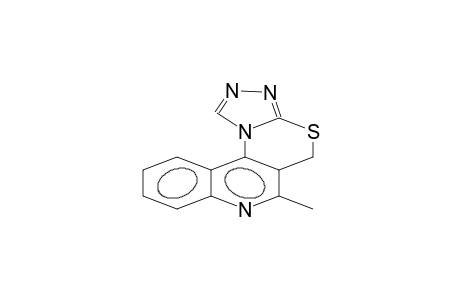 6-methyl-5H-1,2,4-triazolo[3',4':2,3]-1,3-thiazino[5,4-c]quinoline