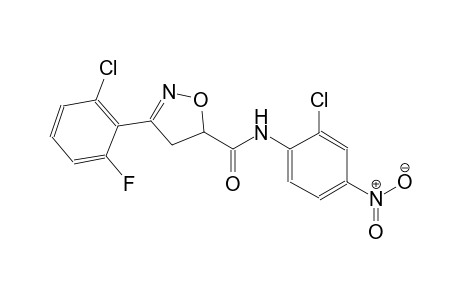 3-(2-chloro-6-fluorophenyl)-N-(2-chloro-4-nitrophenyl)-4,5-dihydro-5-isoxazolecarboxamide