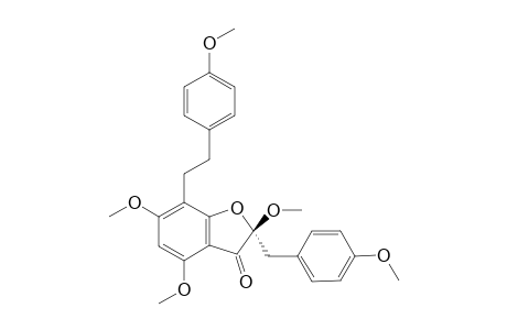 (2R)-7-[2-(4-Methoxyphenyl)ethyl]-2,4,4',6-tetra-O-methylmaesopsin